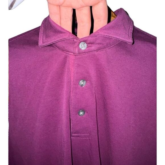 Greyson Golf Purple Golf Brrr Performance Polo Shirt XL - Picture 3 of 11